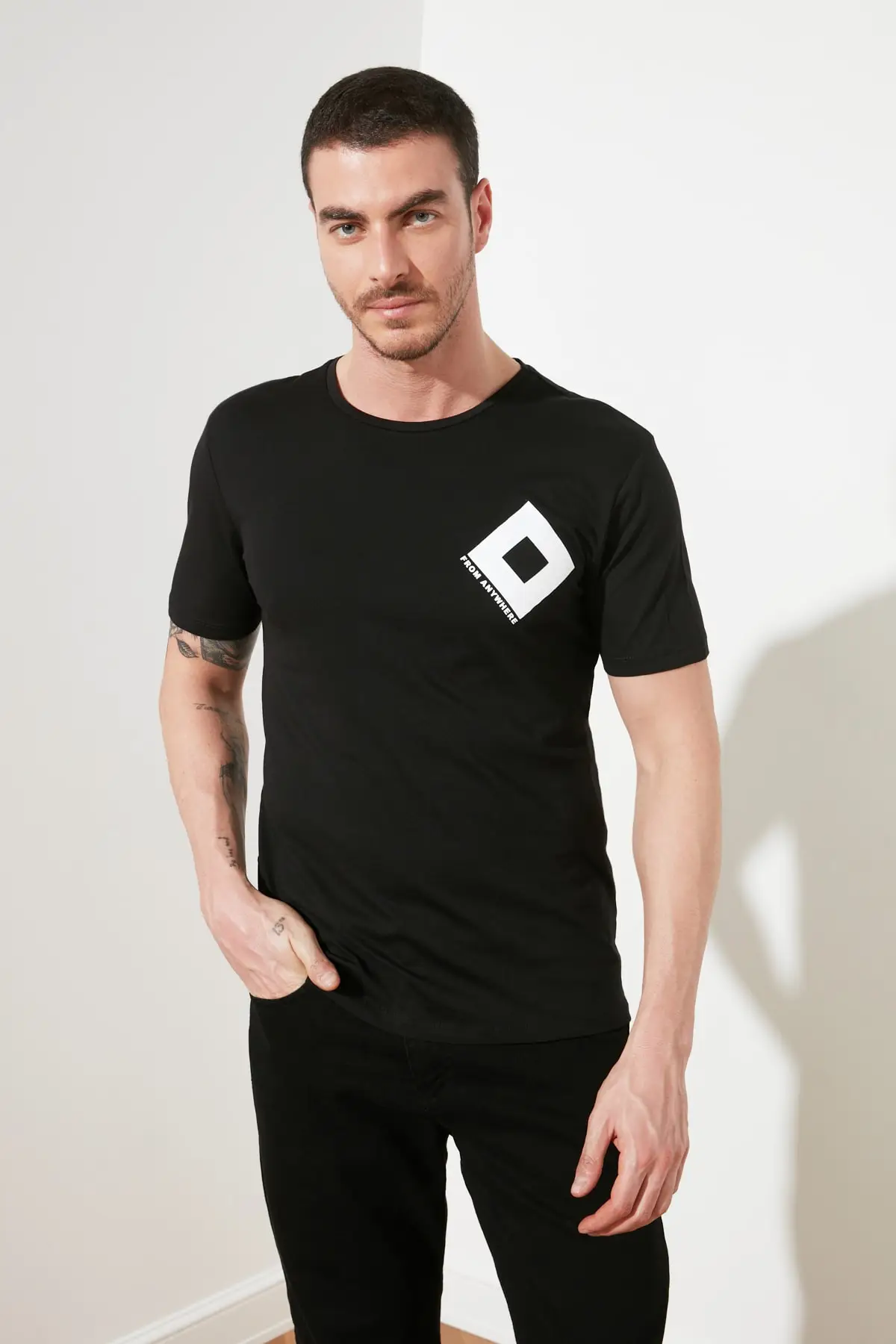 Мужская Базовая футболка TMNSS20TS0086 | одежда