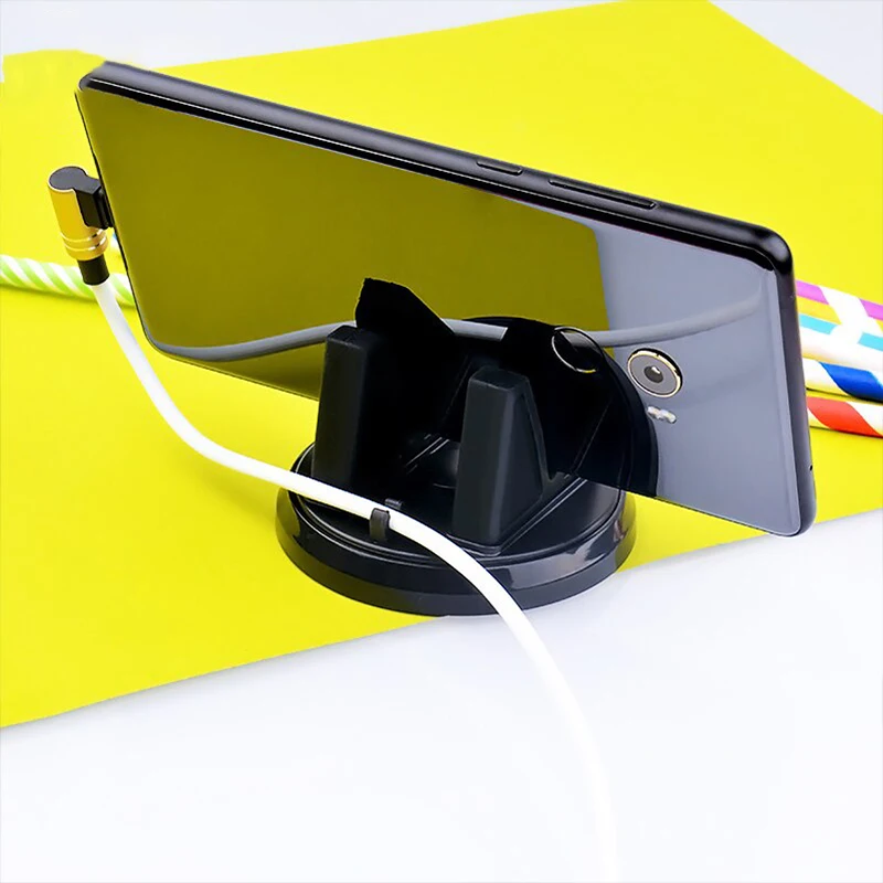 

Автомобильный держатель для телефона с поворотом на 360 градусов, крепление на приборную панель, мягкий силиконовый Противоскользящий коврик, стандартные подставки для крепления, Автомобильный кронштейн