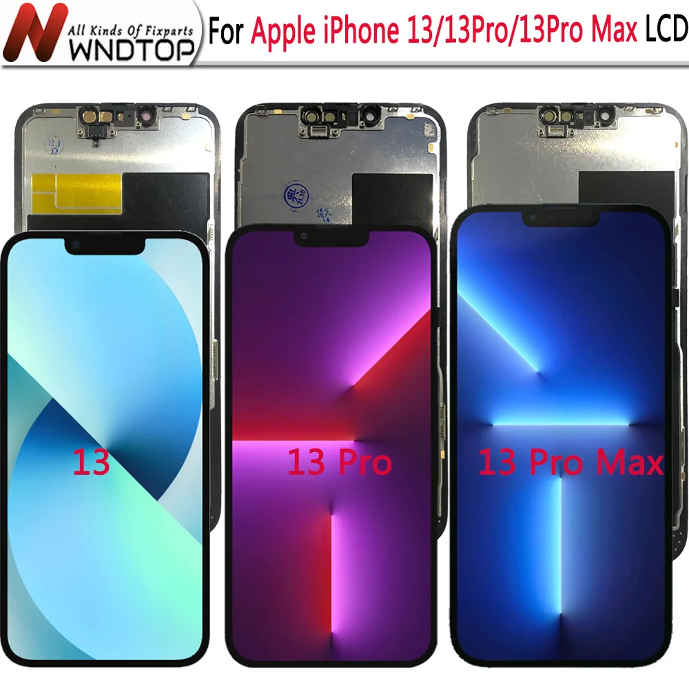 

New Original For Apple iphone 13 Pro LCD Display Touch Screen Digitizer Pantalla Replacement For Apple iphone 13 13 Pro Max LCD