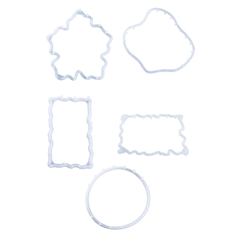 

DIY Crafts Epoxy Resin Coaster Accessories Silicone Mould Tray Support Mold Fruit Tray Coaster Mold