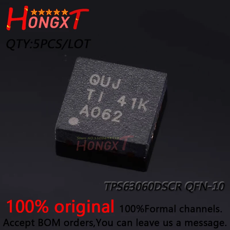 

5 шт., 100% новый TPS63060 TPS63060DSCR QUJ QFN-10.