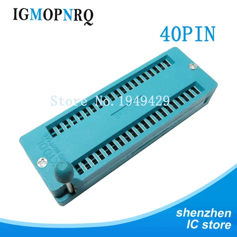 IGMOPNRQ IC lock seat, зеленый, 14-40 контактов