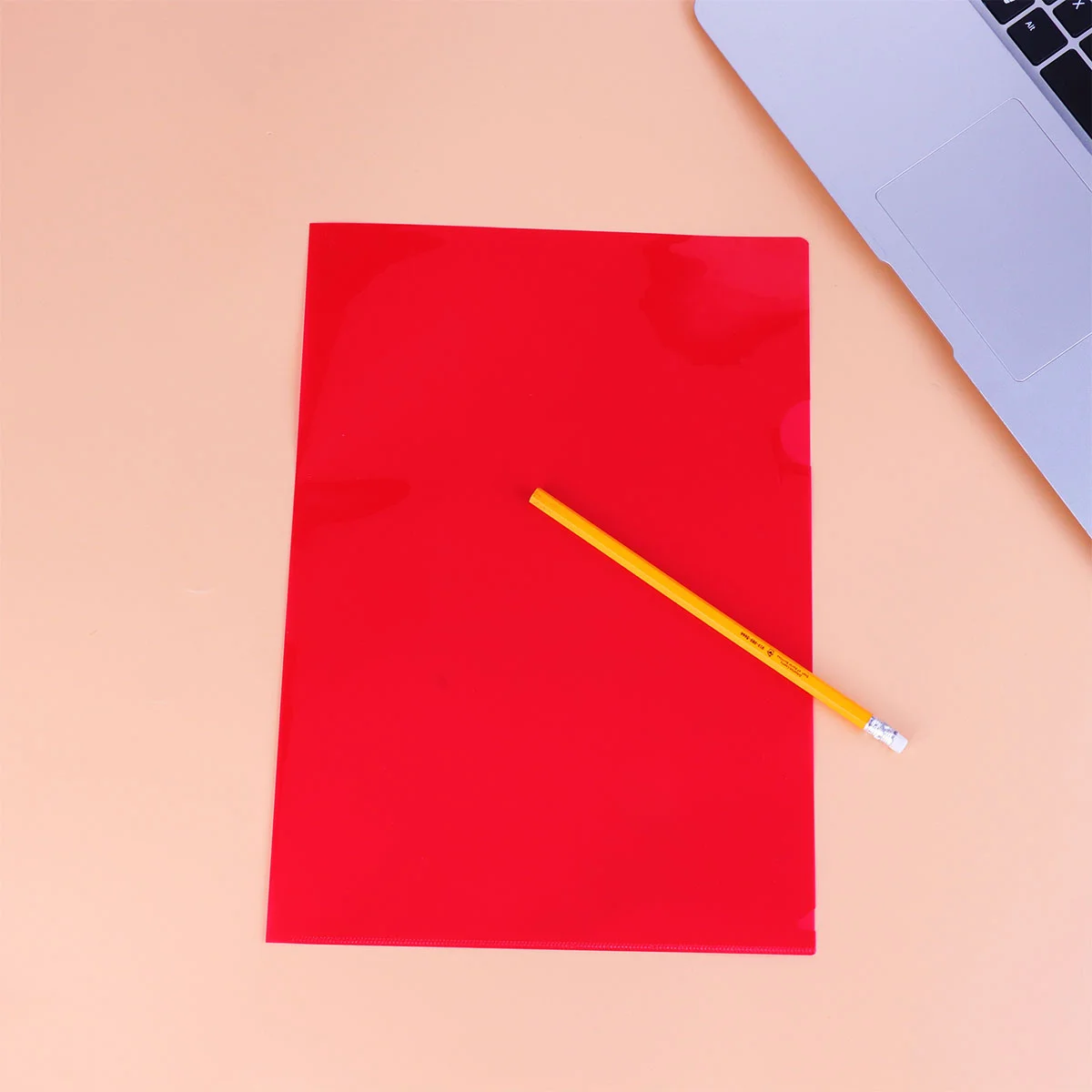 

20 Pcs File Folder Sheer Jacket Practical Document Transparent Waterproof Pouch Clear Single Paper Folderss