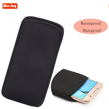 Many Size Neoprene Universal Mobile Phone Bag Pouch For iPhone 14 13 12 11 Pro Max 5 5s 6 7 8 Plus X Xr Xs Max Case BLACK Color