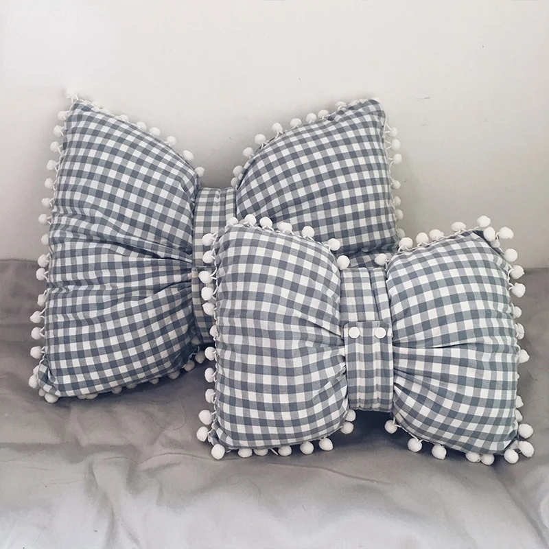 

Симпатичный пушистый диван-мяч для автомобиля, оформление дома, гостиной, диванная подушка, съемная моющаяся плюшевая подушка с бантом, дом...