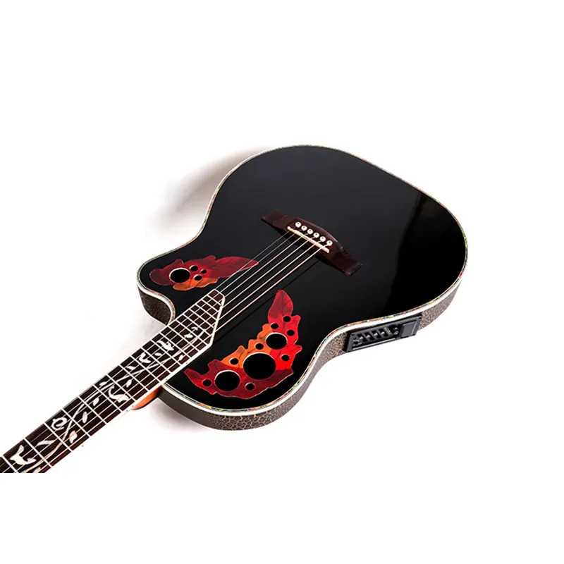 

Дорожный комплект народной гитары, 6-струнная Акустическая гитара, рукоятка, гитара с трещинами, гитара Vox, акустическая гитара XF125YH