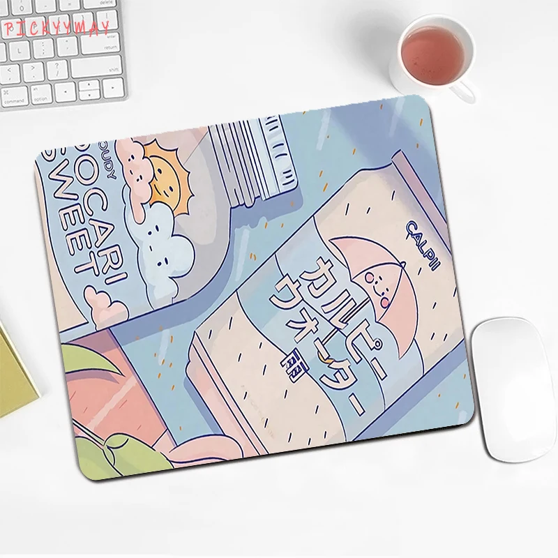 

Small Speed Mouse Pad Anime Kawaii Gaming Accessories Varmilo Keyboard Computer Desk Mat XXS Pink Mousepad Cute Office Rugs