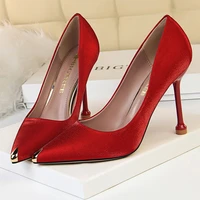 shoes 2022 new women pumps gradient color fashion high heels stiletto heels female shoes silk pointed toe women heels