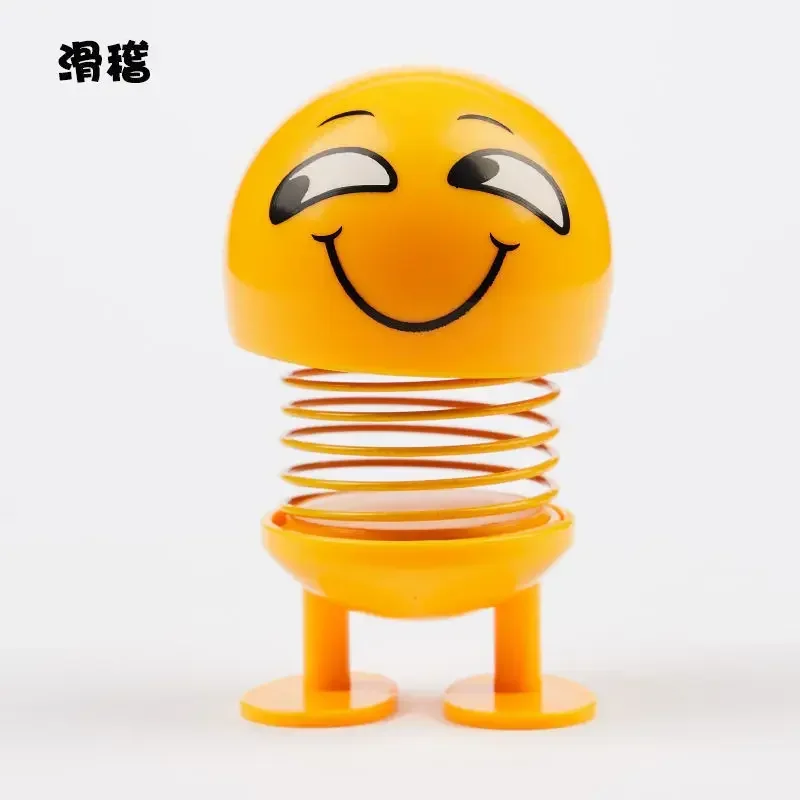 

w samochodzie Akcesoria Naklejka Zabawna lalka potrząsająca głową Małe ozdoby Urocza lalka Kreatywne zabawki samochodowe Dekoracja karoserii samochodu