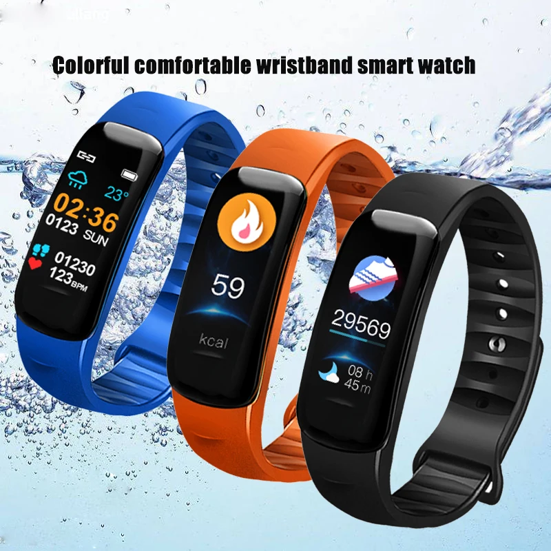 

Smart Fitness Sports Men and Women Smart Watch Waterproof Health Monitoring Camera Message Reminder Smart Bracelet Watch