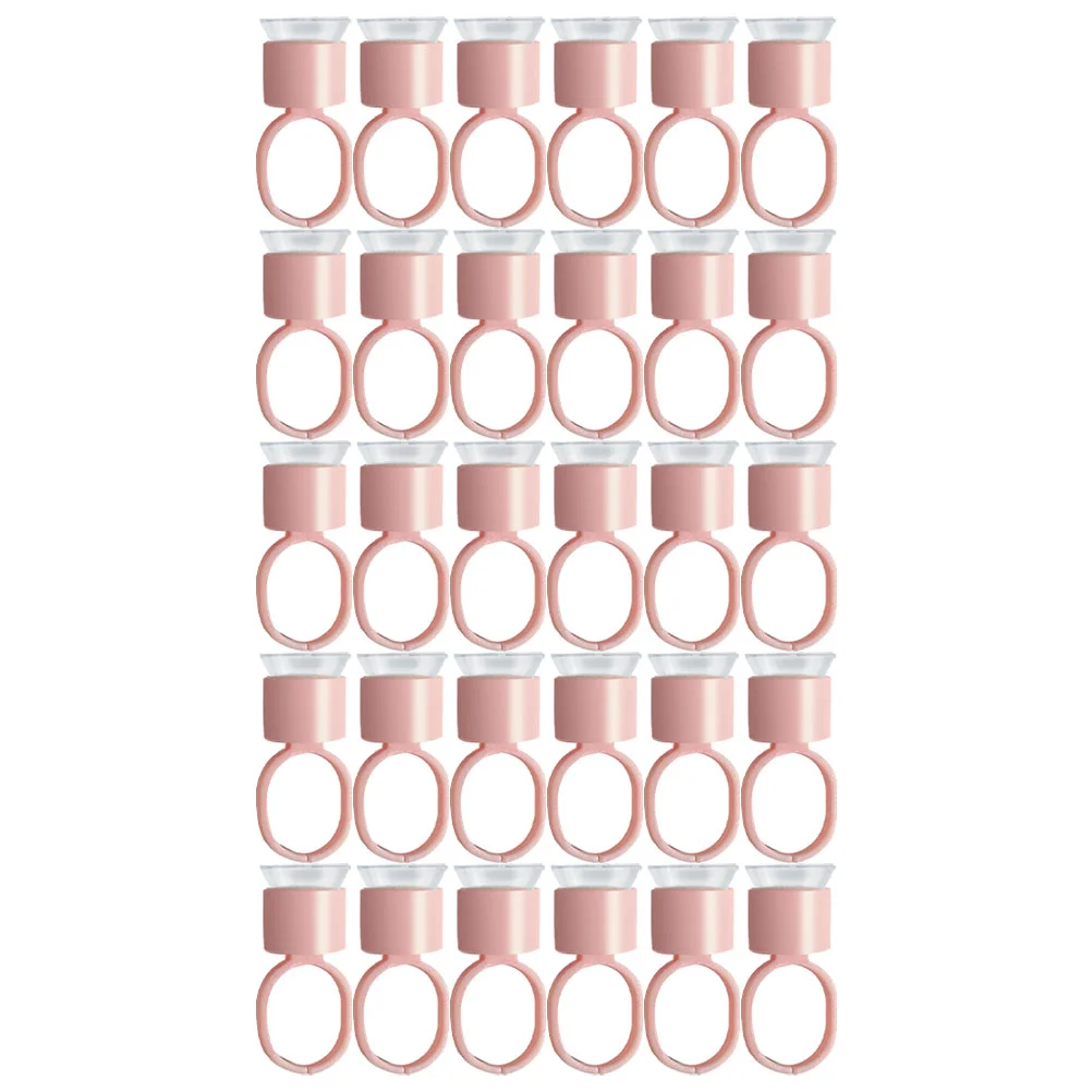

100Pcs Makeup Ink Ring Lash Extension Glue Ring Makeup Ring Makeup Ring Cups Permanent Makeup Pigment Cup
