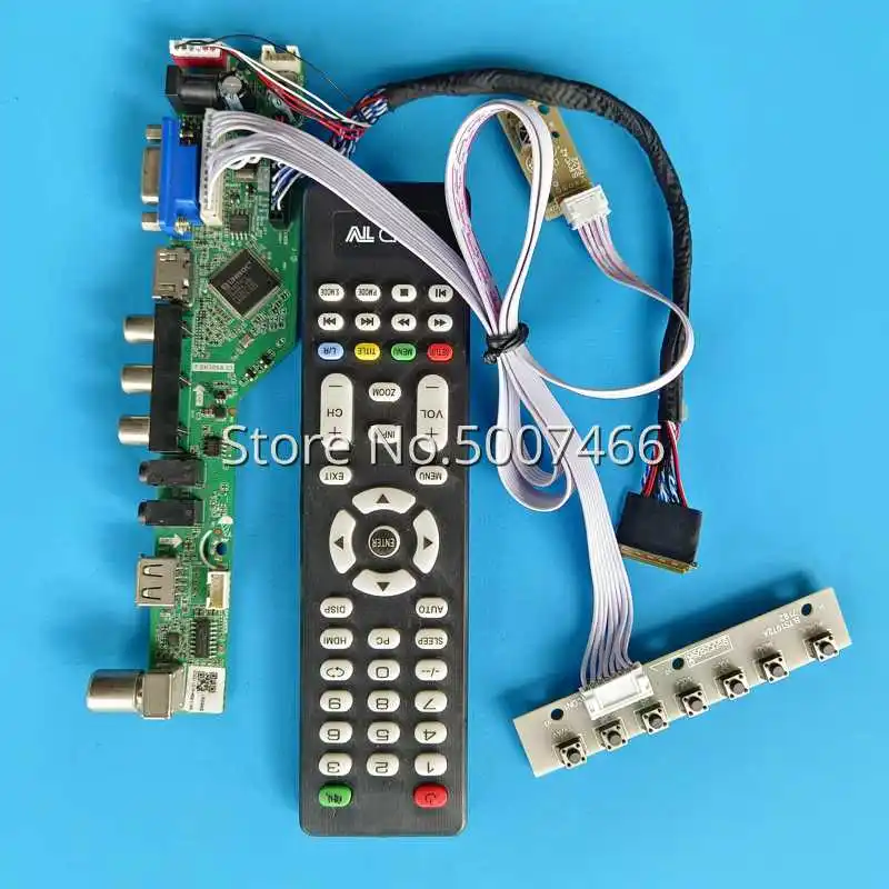 

Driver Control Board Kit For LTN156AT30-T01 LTN156AT32-T01 40 Pin LVDS VGA HDMI-Compatible AV USB 15.6" 1366*768 Analog TV Panel