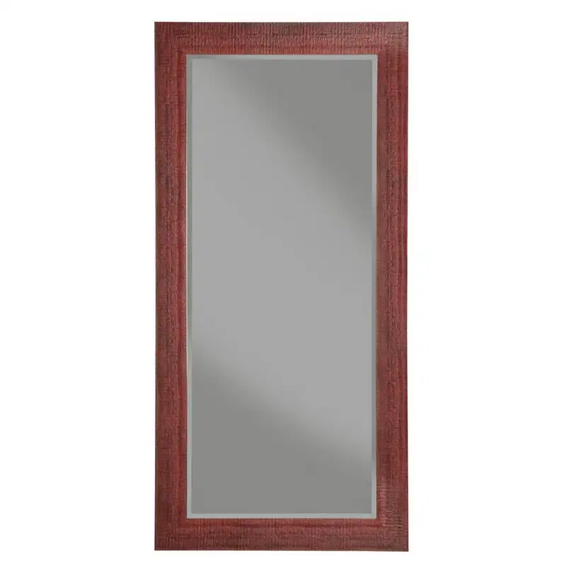 

Red Full Length Leaner Mirror