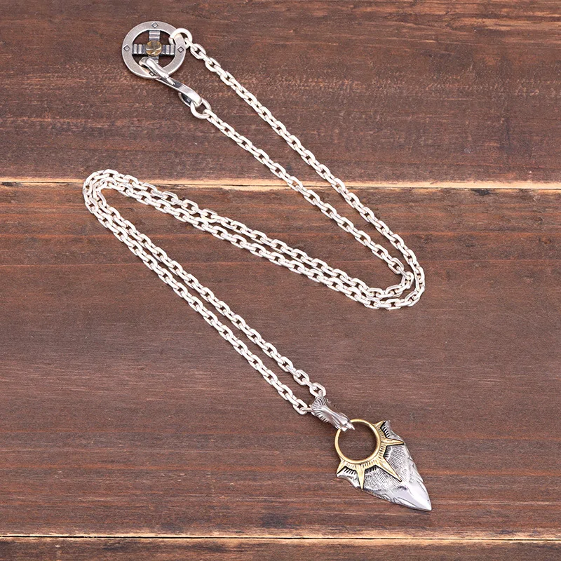 Подвеска в виде головы орла и солнца для мужчин персонализированная модная