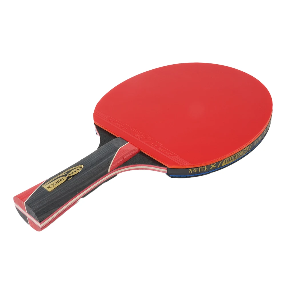 

High-quality Ping Pong Paddle Racket Case Carbon Fiber+Rubber Flexible Light Ping Pong Racket Stability Tennis