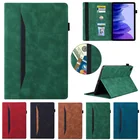 Чехол для планшета Samsung Tab A7 2020 T500 T505, модный кожаный чехол-бумажник для Galaxy Tab A7, чехол для Samsung Tab A8 2021