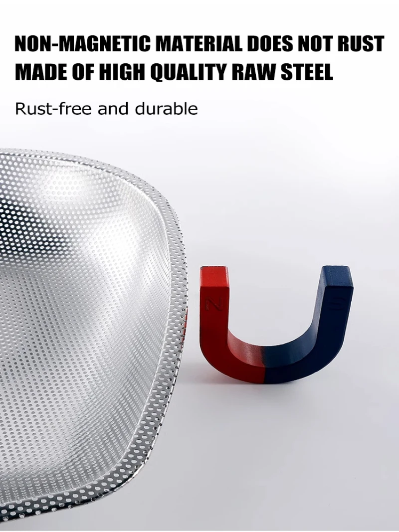 Сливная Совок из нержавеющей стали с плотным отверстием