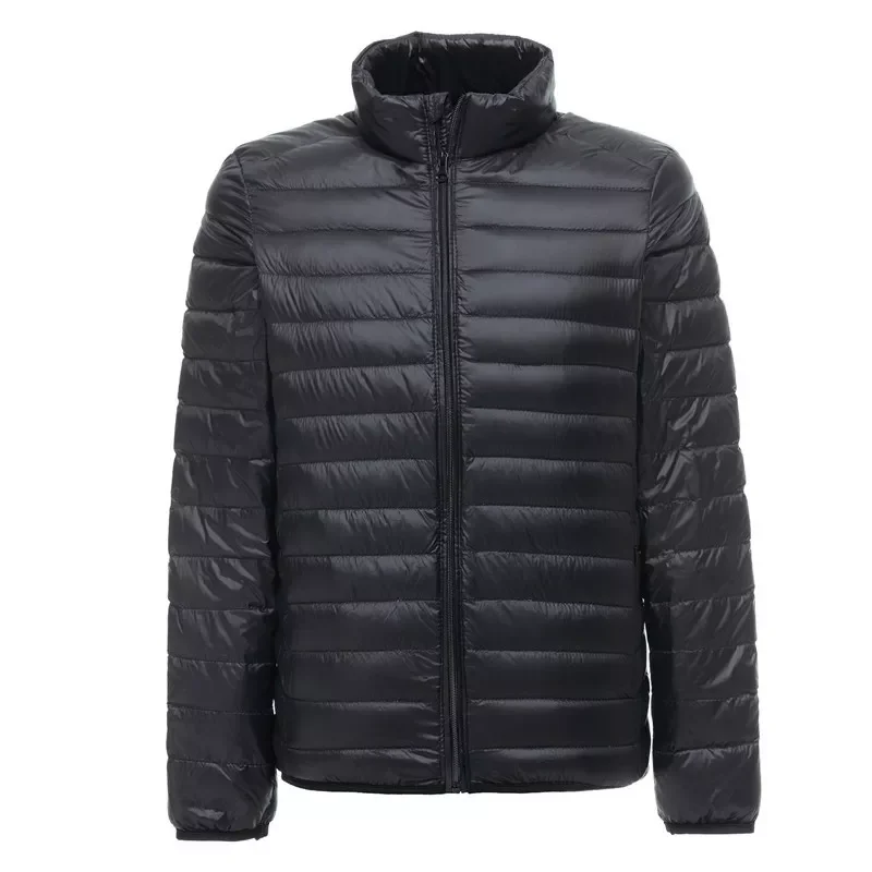 NEW Lightweight Water-Resistant Packable Puffer Jacket 2021 New Arrivals Autumn Winter Male Fashion Stand Collar Down Coats