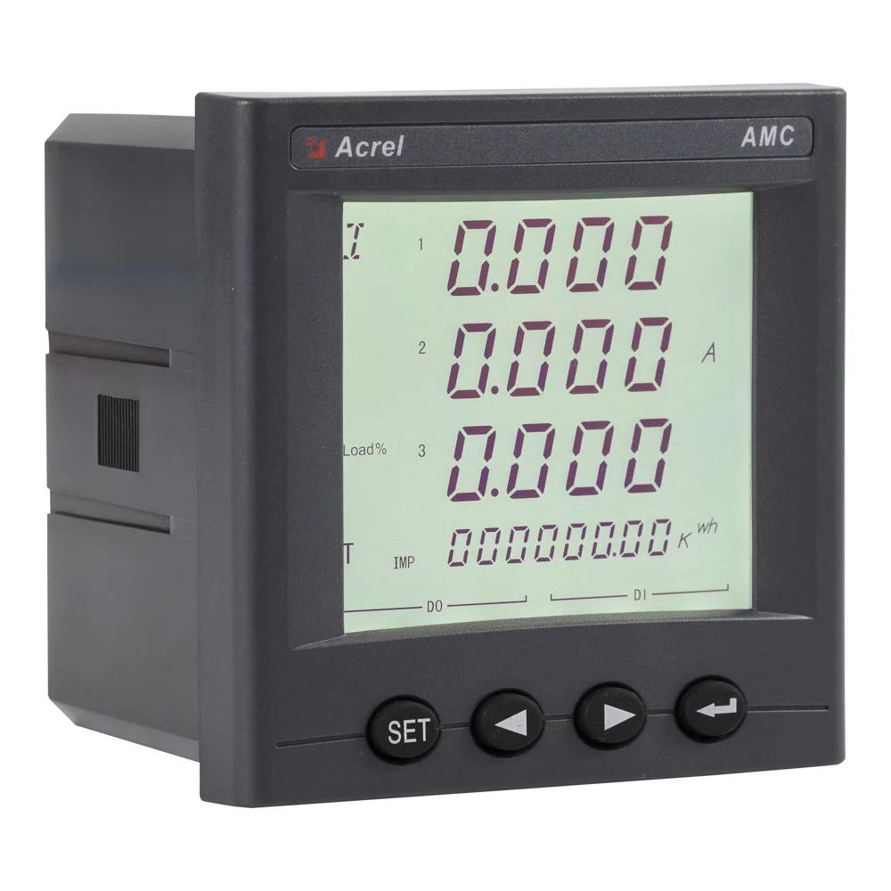 

Acrel 2DI/2DO Three-phase AC Multi-function Panel Energy Meter 45-65Hz LCD Display RS485 Modbus-RTU Protocol