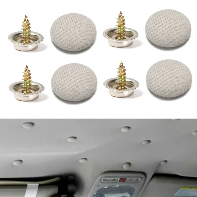 10 pièces de boucles de toit intérieur de voiture  Clips de fixation de tissu de plafond  bouchons