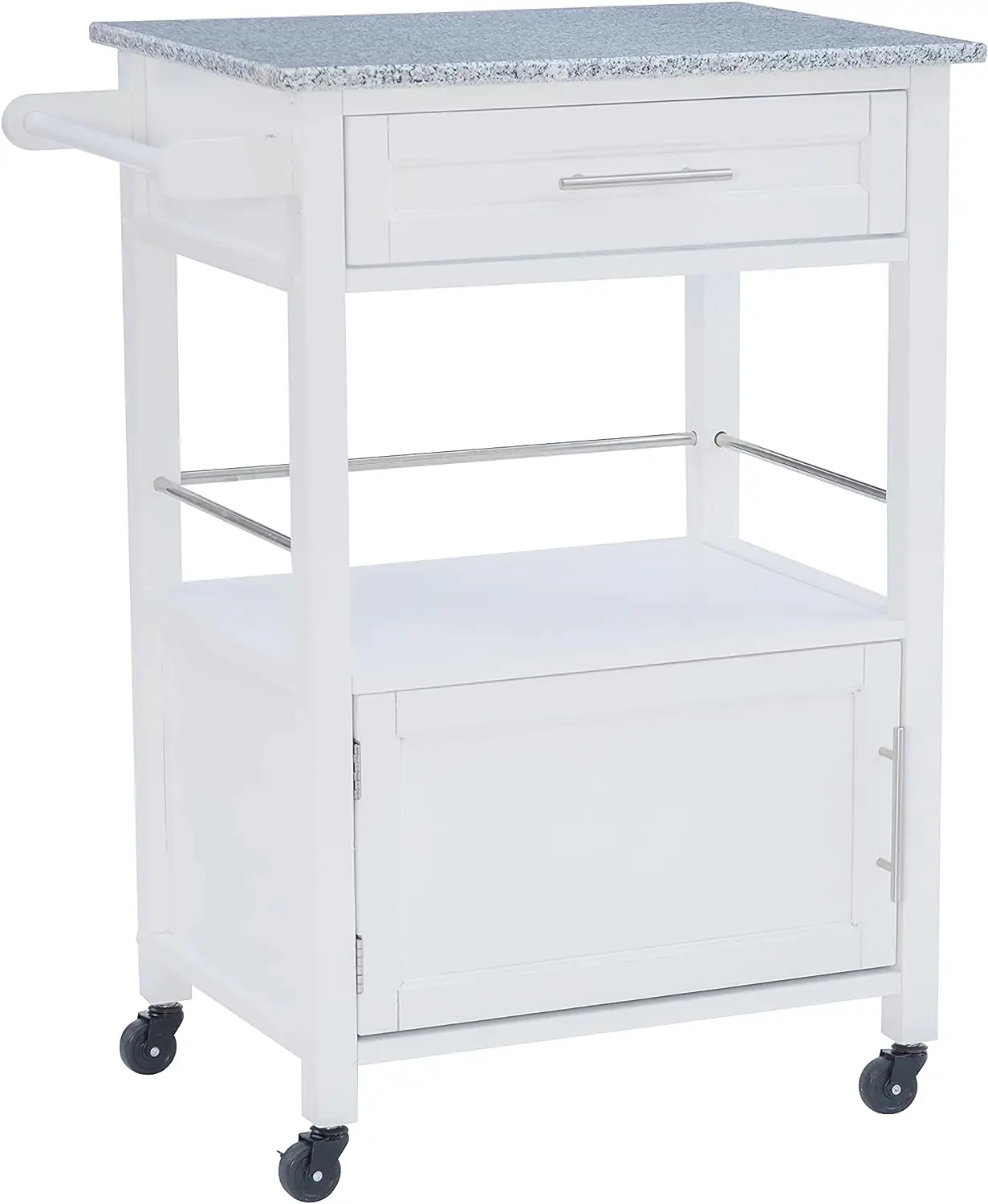 

Storage Cart On Wheels With Granite Top. Great For Small Kitchens!!