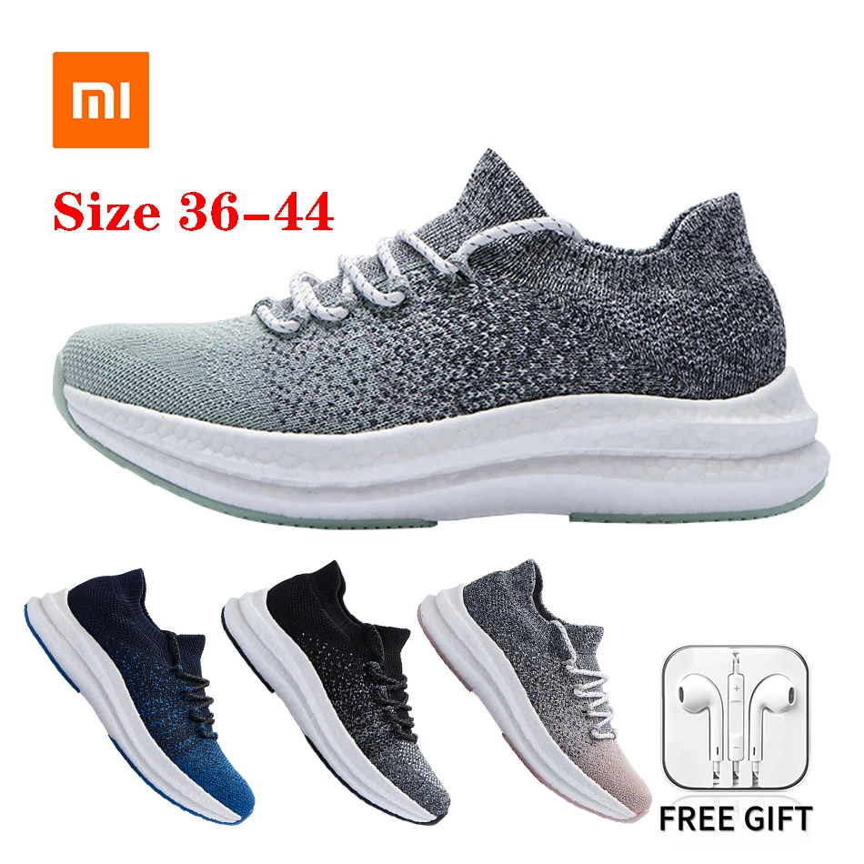 Xiaomi Youpin Casual Shoes Men Sneakers Women Running Shoes Fashion Mesh Breathable Night Vision Reflective Safety Sports Shoes