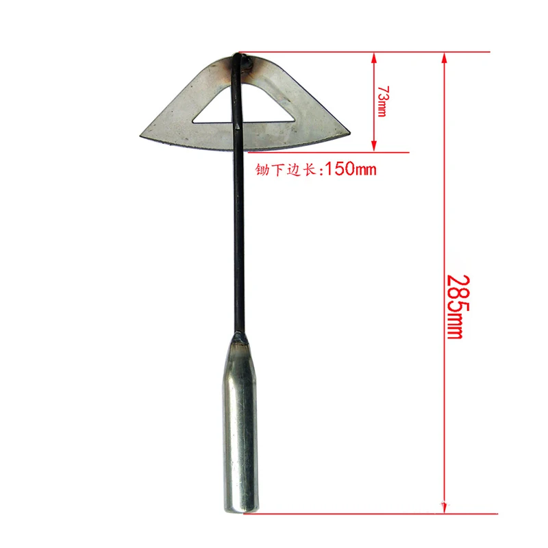 

Steel Hardened Hollow Hoe Handheld Weeding Rake Planting Vegetable Farm Garden Tools Agriculture Tool Weeding Accessories