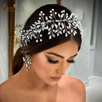 a301 handmade wedding hair accessories prom bridal headband rhinestone hair ornaments women hairband hair jewelry headpiece