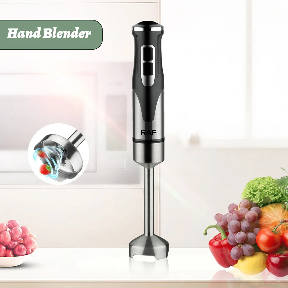 

800W Hand Electric Blender for Kitchen Mixer Stainless Steel Electric Mixer Food Processor Home Appliance with 2 Speeds