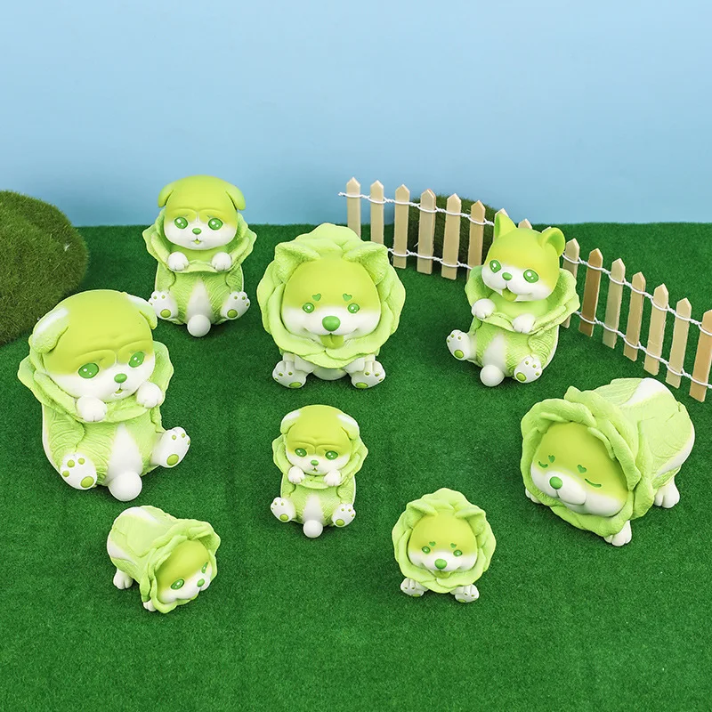 

Vegetable Dog Creative Cute Pet Dog Resin Crafts Decoration Cute Expression Pack Elf Desktop Decoration Car Decoration