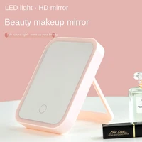 makeup mirror charging filling light table folding portable mirror led makeup mirror with light