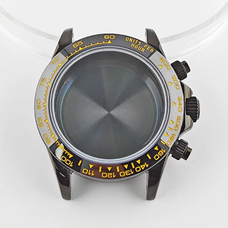 Корпус VK63 39 5 мм кварцевые часы с хронографом индивидуальный логотип циферблат