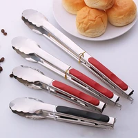 3size stainless steel bbq grilling tong salad bread serving tong non stick kitchen barbecue grilling cooking tong kitchen access
