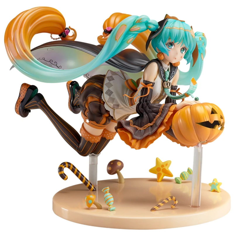 

Предварительная продажа VOCALOID Hatsune Miku трюк или Мику Хэллоуин Ver японская аниме фигурка мультяшная модель игрушка коллекционные предметы экш...