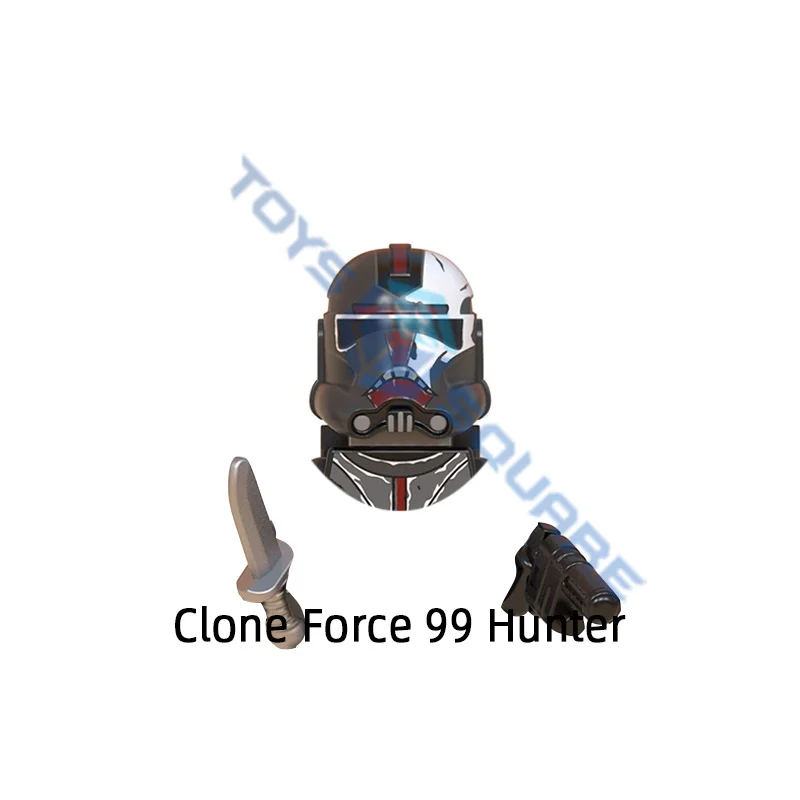 Конструктор The Clone Trooper Force 99 эвакуатор Crosshair Hunter Tech Rex Commander Коди Джесси модель