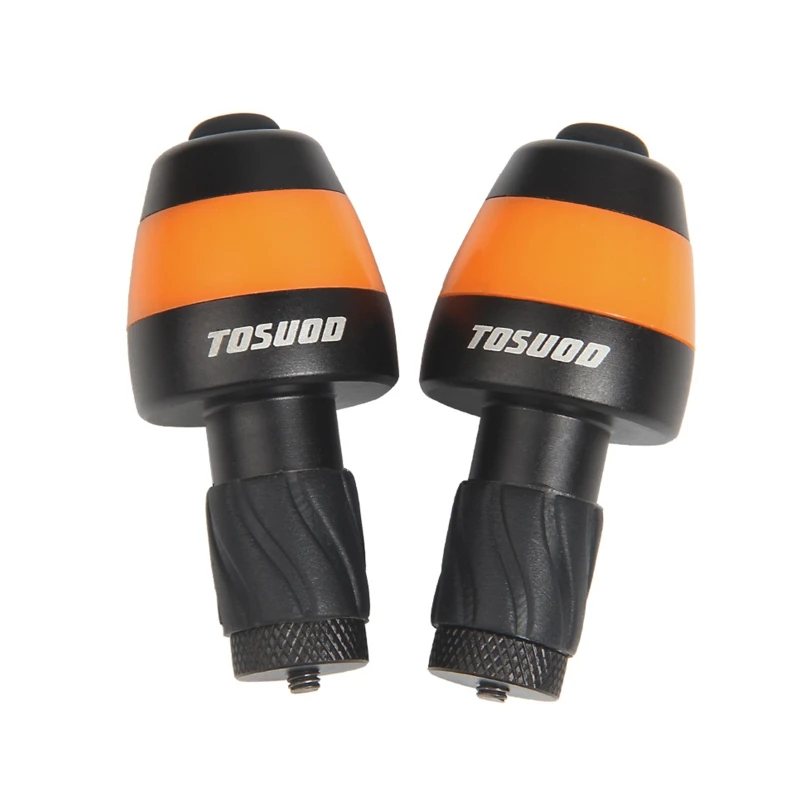 

Handlebar Grips Lights Turn Signal Indicator Bar End Safety Warning Lamp