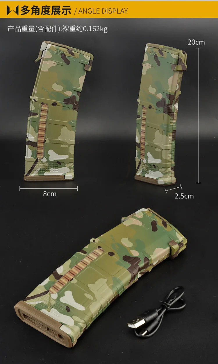 Тактическая мобильная мощность PMAC Тип 1:1 журнала Сменный чехол для зарядного