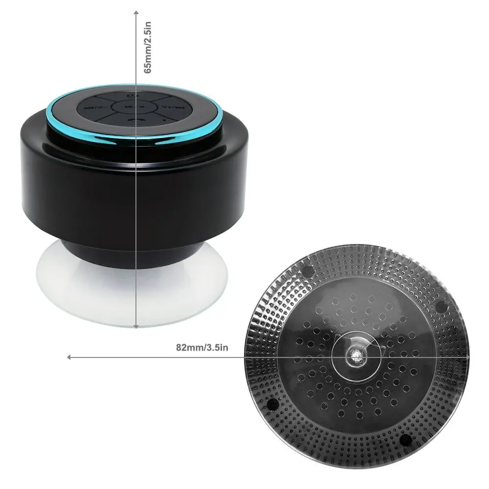 Беспроводной светодиодный Bluetooth-динамик Abcture F012 Bluetooth 5 0 водонепроницаемая IPF7