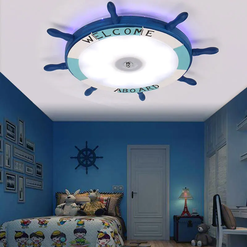 Новинка светильник для спальни творческая личность Пиратская лодка руль