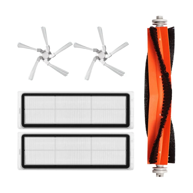 

Новинка 5 шт. аксессуары для робота-пылесоса Xiaomi Dreame W10 моющаяся основная боковая щетка HEPA-Фильтр сменный Запасной комплект