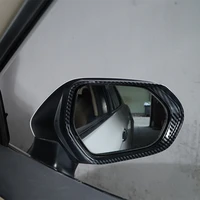 automotive exterior rearview mirror rain eyebrow decorative frame for toyota camry 2018 2019 2020 rainproof refit accessories