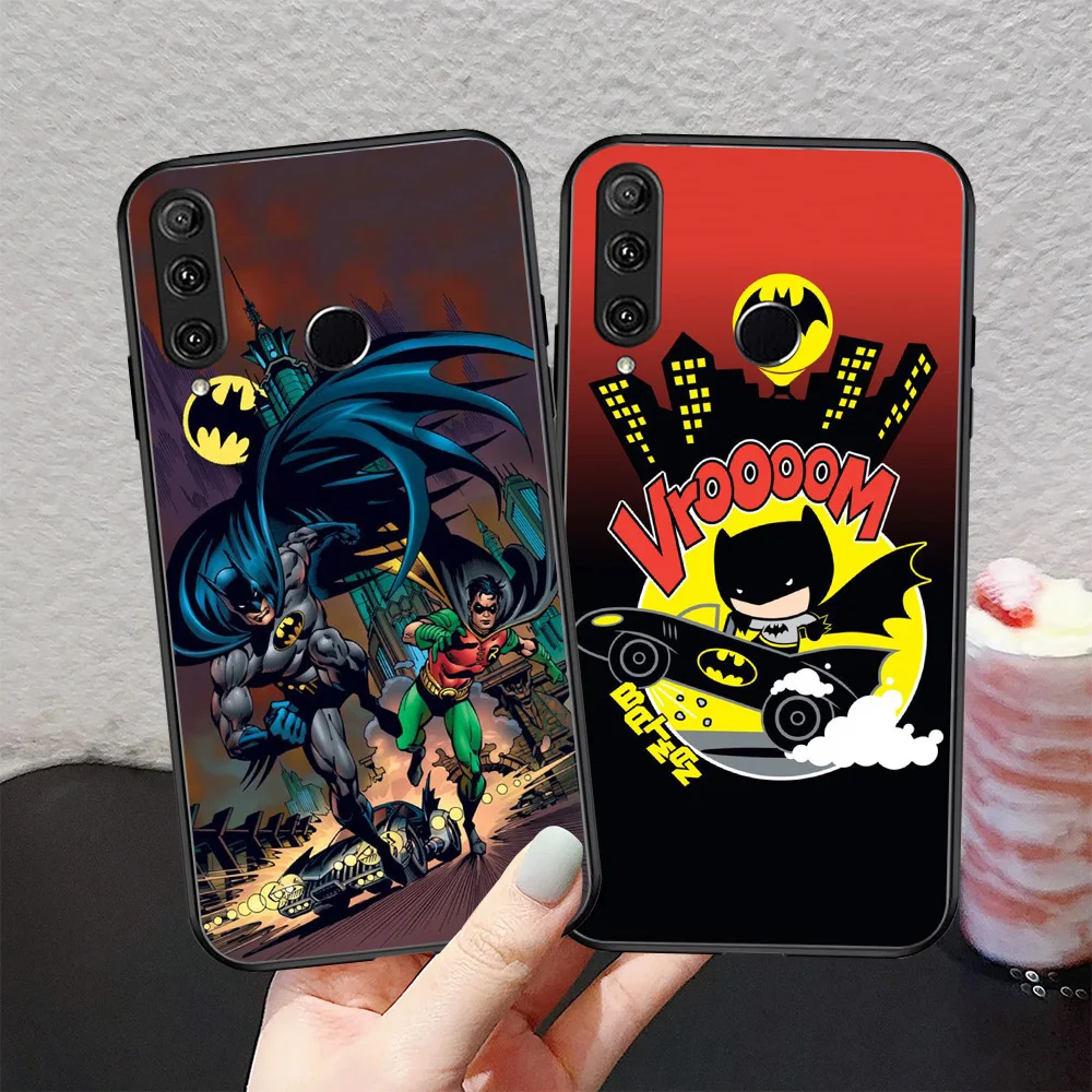 Чехол F-6 Batman для Huawei P30 Mate 20 Lite Y8S P20 Y9 Y6 Y9A Y7 Y9S Pro Prime Nova 5T