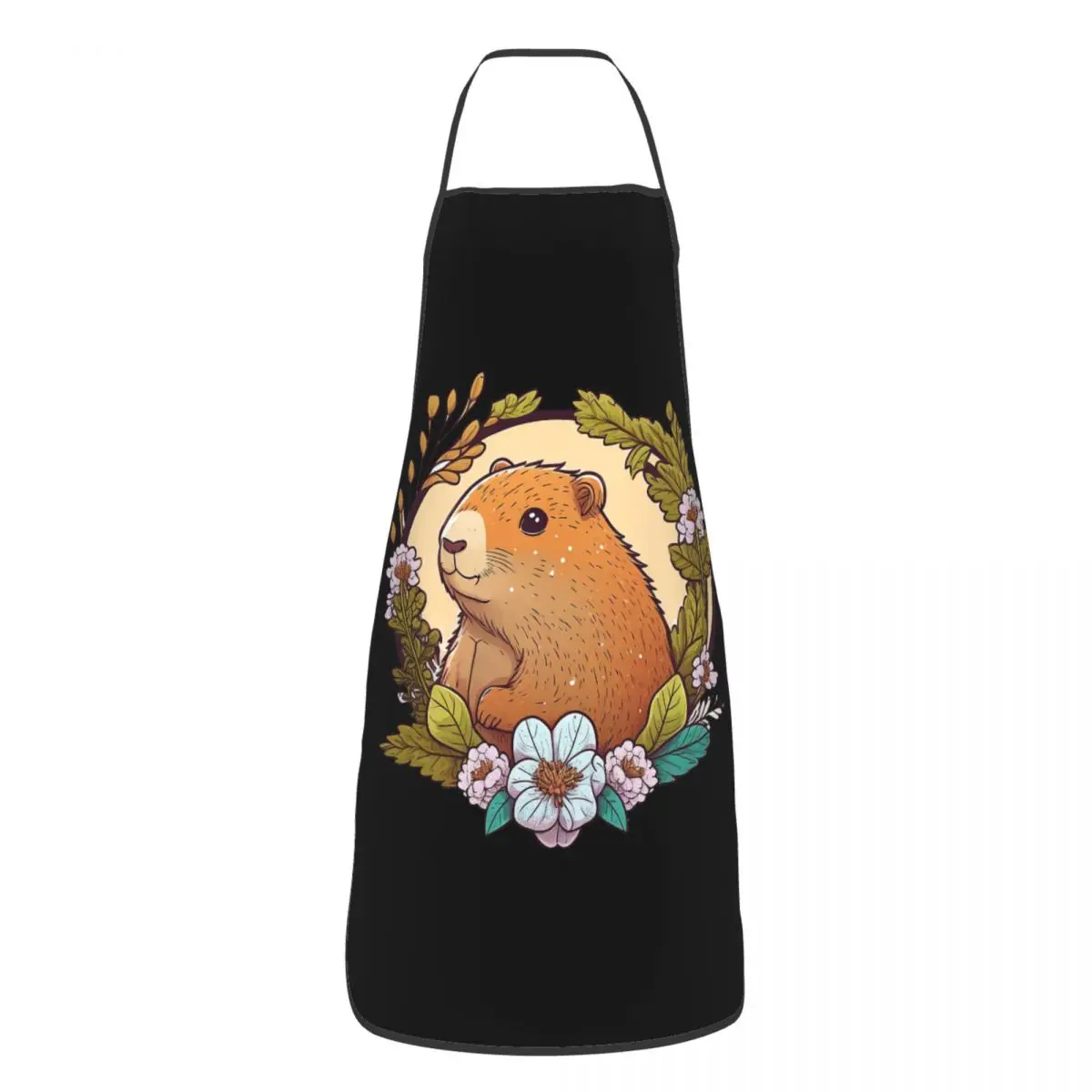 Индивидуальный нагрудник с милыми животными гигантская капибара фартук для
