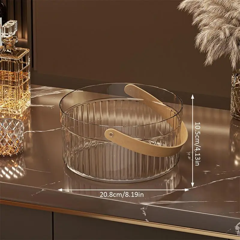 Прозрачное пластиковое ведро для льда вечерние бар пиво вино холодильник