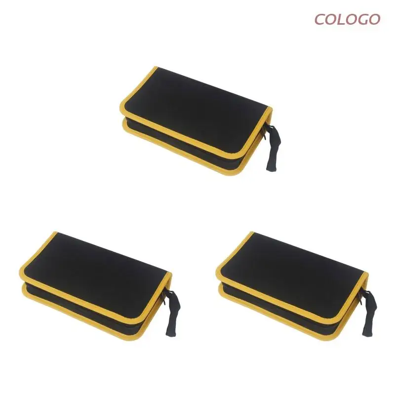 

Portable Hand Tool Kits Organize Storage Pouch Tool Case with Zipper Lightweight Pouch Multimeter Carrying Bag Durable D0LD