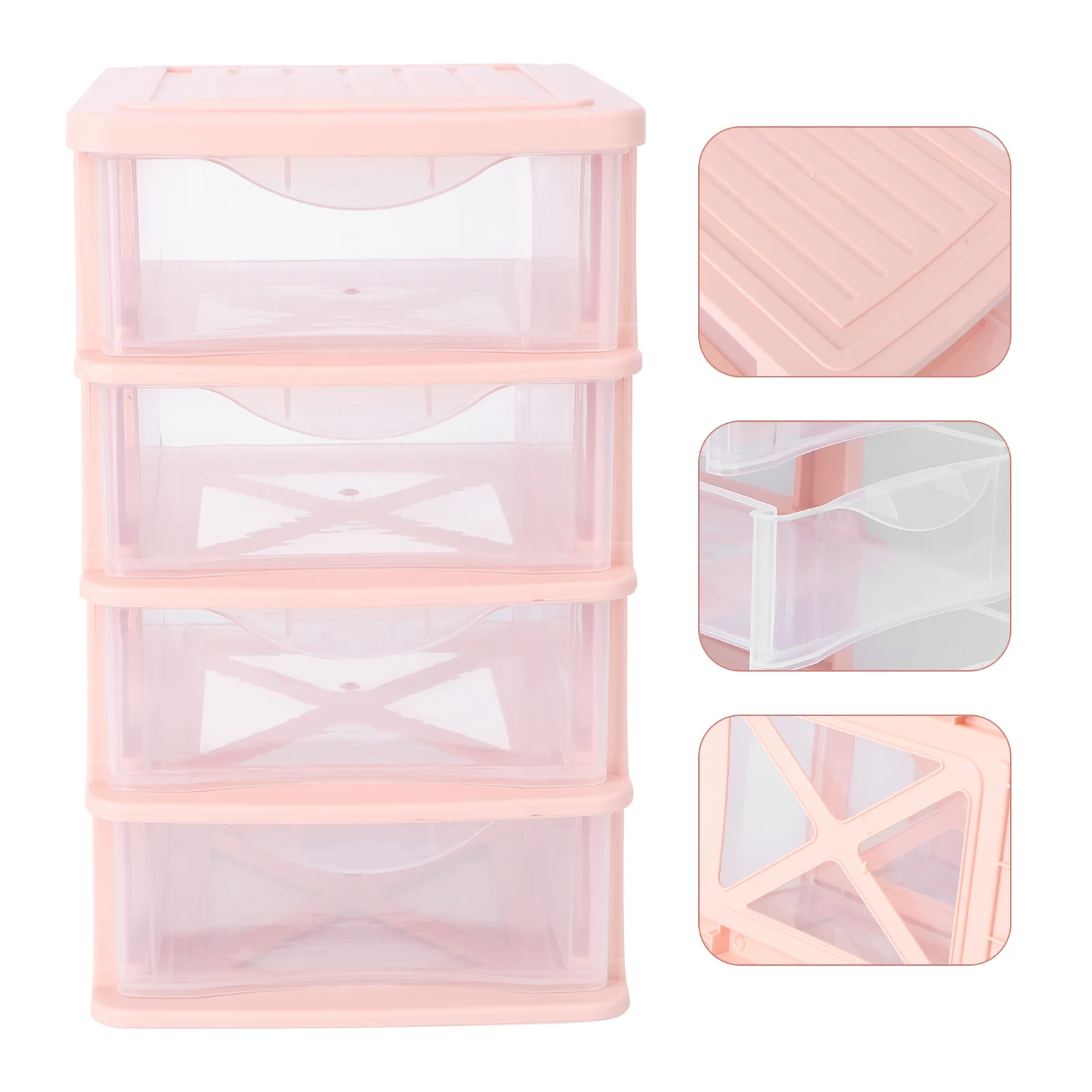 

Shelf Storage Box Sundries Drawer Container Small Plastic Organizer Counter Pp Office Stacking Drawers