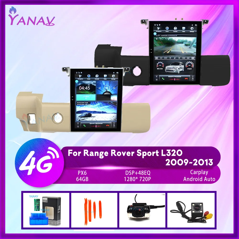 

Автомагнитола для Land Rover Range Sport L320 2009-2013, 2 din, android, стереоприемник, GPS-навигация, мультимедийный dvd-плеер