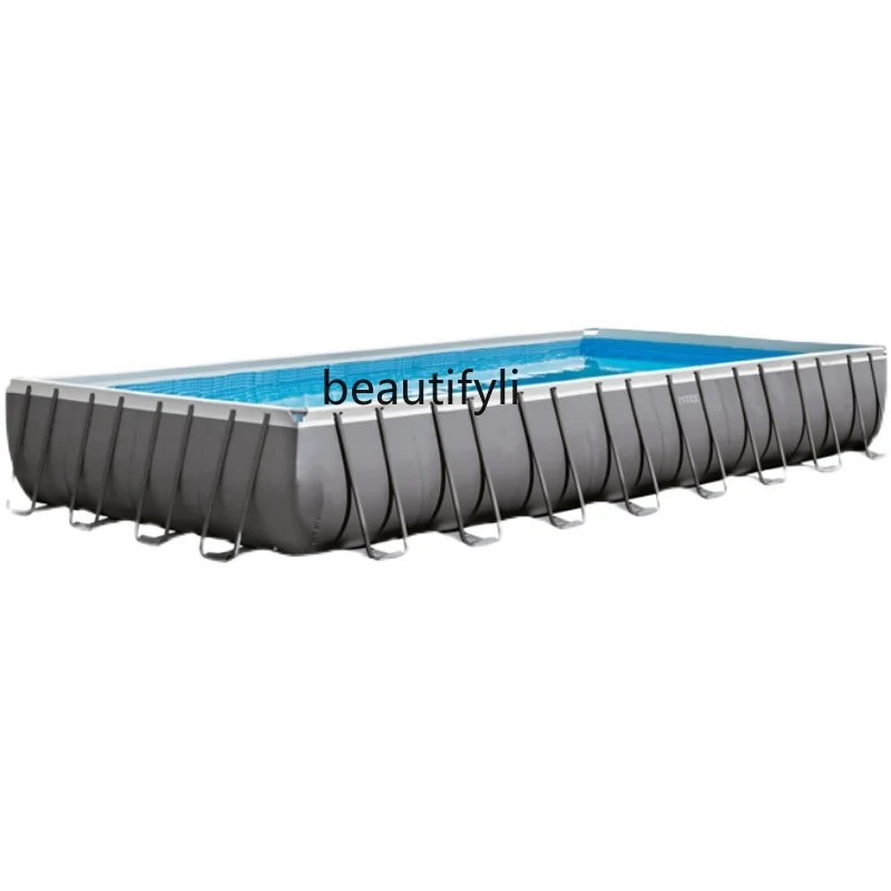 

LBX Large Swimming Pool Children Household Outdoor Thickened Adult Frame Pool Fish Farming