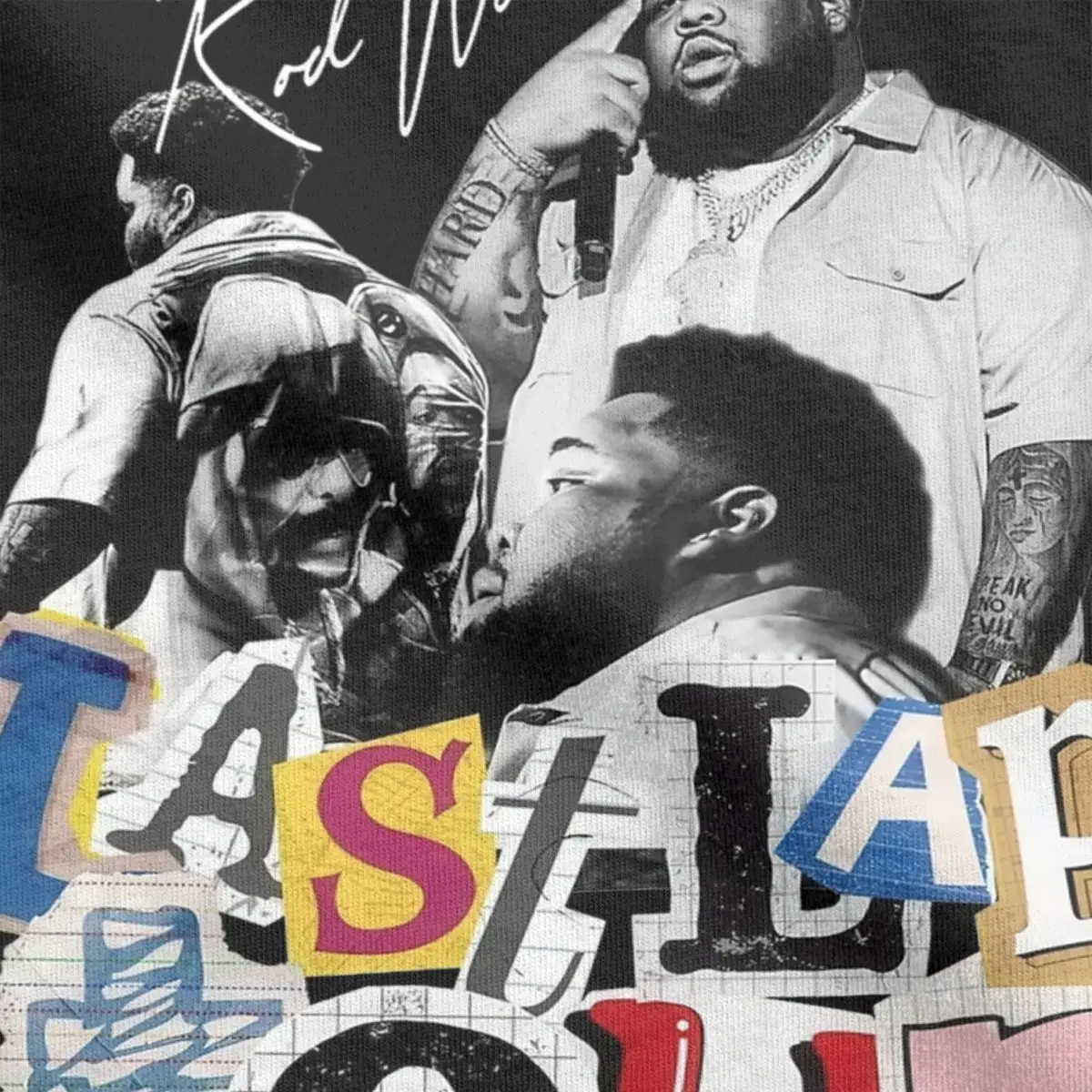 Мужские футболки Rod Wave Last Lap Tour для отдыха из 100% хлопка с короткими рукавами одежда