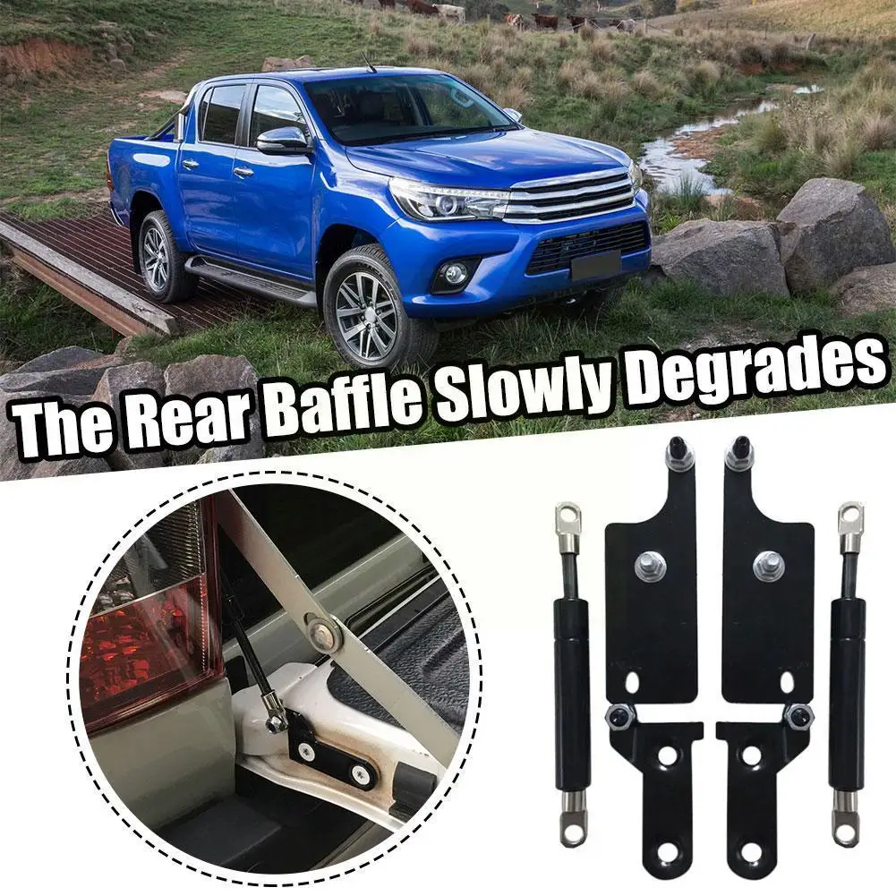 

for Toyota Hilux GUN125 Revo 2015-2019 Pickup Accessories Assist Gas Tailgate Tools Stainless Shock Slow Car Down Rear Stru P3F3